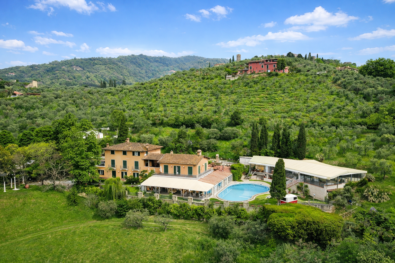 Panorama colline Montecatini